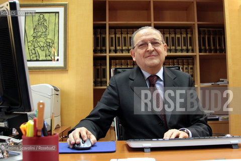 03-02-2012 Rome.Director of TG1 Alberto Maccari.In the photo Alberto Maccari.. ©Cosima Scavolini/Rosebud2