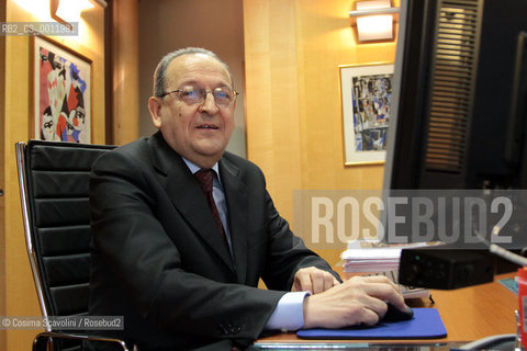 03-02-2012 Rome.Director of TG1 Alberto Maccari.In the photo Alberto Maccari.. ©Cosima Scavolini/Rosebud2