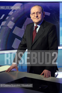 03-02-2012 Rome.Director of TG1 Alberto Maccari.In the photo Alberto Maccari.. ©Cosima Scavolini/Rosebud2