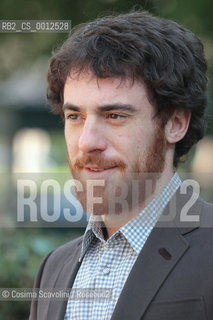 07-03-2012 Rome.Photocall of the Tv film Faccia dangelo about live of gangster Felice Maniero on Sky channel.In the photo actor Elio Germano ©Cosima Scavolini/Rosebud2