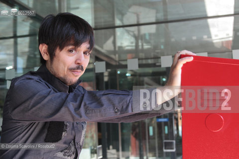 08-03-2012 Rome.Presentation of the Tv show Robinson on Rai 3.In the photo writer Flavio Soriga ©Cosima Scavolini/Rosebud2