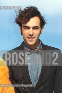 09-03-2012 Rome.Photocall of the film Lorax.In the photo singer Marco Mengoni ©Cosima Scavolini/Rosebud2