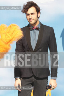 09-03-2012 Rome.Photocall of the film Lorax.In the photo singer Marco Mengoni ©Cosima Scavolini/Rosebud2