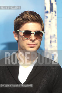 09-03-2012 Rome.Photocall of the film Lorax.In the photo Zac Efron ©Cosima Scavolini/Rosebud2