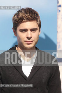 09-03-2012 Rome.Photocall of the film Lorax.In the photo actor Zac Efron ©Cosima Scavolini/Rosebud2