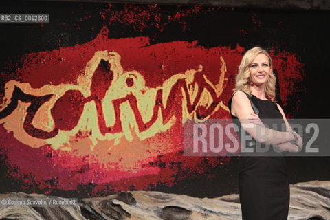 09-03-2012 Rome.Tv show Robinson on Rai 3.In the photo tv journalist Luisella Costamagna. ©Cosima Scavolini/Rosebud2