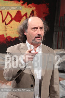 09-03-2012 Rome.Tv show Robinson on Rai 3.In the photo  comic actor Antonio Cornacchione. ©Cosima Scavolini/Rosebud2