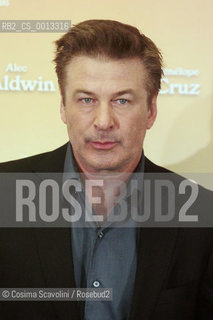 13-04-2012 Rome.Photocall of the film To Rome with love directed by Woody Allen.In the photo actor Alec Baldwin.. ©Cosima Scavolini/Rosebud2