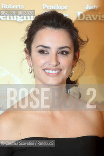 13-04-2012 Rome.Photocall of the film To Rome with love directed by Woody Allen.In the photo actress Penelope Cruz.. ©Cosima Scavolini/Rosebud2