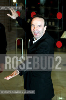 13-04-2012 Rome.Première of the film To Rome with love directed by Woody Allen.In the photo Roberto Benigni.. ©Cosima Scavolini/Rosebud2