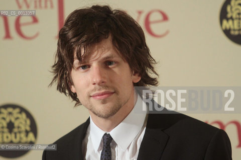 13-04-2012 Rome.Première of the film To Rome with love directed by Woody Allen.In the photo Jesse Eisenberg.. ©Cosima Scavolini/Rosebud2