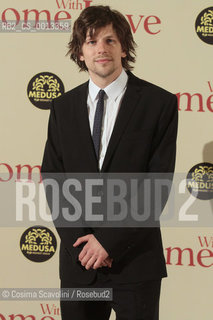 13-04-2012 Rome.Première of the film To Rome with love directed by Woody Allen.In the photo Jesse Eisenberg.. ©Cosima Scavolini/Rosebud2