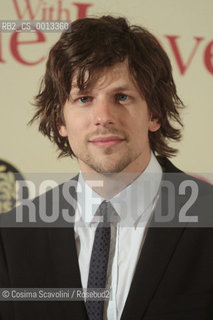 13-04-2012 Rome.Première of the film To Rome with love directed by Woody Allen.In the photo Jesse Eisenberg.. ©Cosima Scavolini/Rosebud2