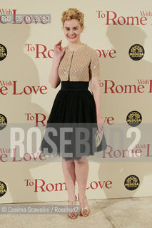 13-04-2012 Rome.Première of the film To Rome with love directed by Woody Allen.In the photo Marina Rocco.. ©Cosima Scavolini/Rosebud2