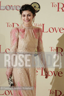 13-04-2012 Rome.Première of the film To Rome with love directed by Woody Allen.In the photo Alessandra Mastronardi.. ©Cosima Scavolini/Rosebud2