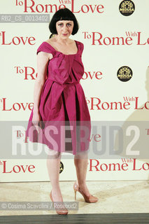 13-04-2012 Rome.Première of the film To Rome with love directed by Woody Allen.In the photo Monica Nappo.. ©Cosima Scavolini/Rosebud2