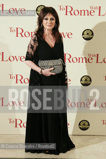 13-04-2012 Rome.Première of the film To Rome with love directed by Woody Allen.In the photo Daniela Dessì.. ©Cosima Scavolini/Rosebud2