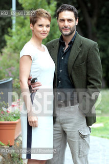 23-04-2012 Rome Presentation of the film Maternity blues In the photo actors Andrea Osvart and Daniele Pecci ©Cosima Scavolini/Rosebud2