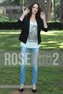 02-05-2012 Rome.Presentation of the film Isole.In the photo actress Asia Argento. ©Cosima Scavolini/Rosebud2