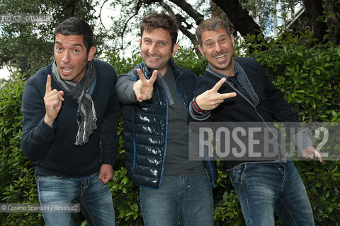 07-05-2012 Rome.Presentation of the tv show Italia Coast2coast.In the photo  Trio Medusa. ©Cosima Scavolini/Rosebud2