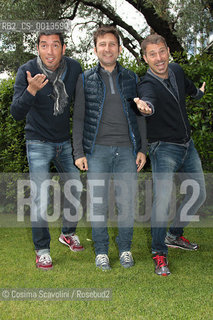 07-05-2012 Rome.Presentation of the tv show Italia Coast2coast.In the photo  Trio Medusa. ©Cosima Scavolini/Rosebud2