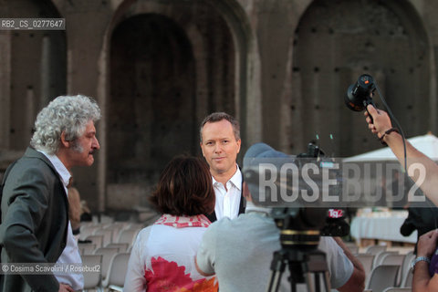 21-06-2012 Rome.Entertainment.International Festival of Literatures.In the photo italian journalist and writer Massimo Gramellini ©Cosima Scavolini/Rosebud2