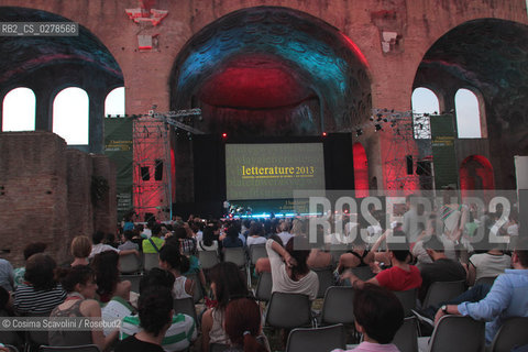 21-06-2012 Rome.Entertainment.International Festival of Literatures.In the photo italian journalist and writer Massimo Gramellini ©Cosima Scavolini/Rosebud2