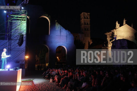 21-06-2012 Rome.Entertainment.International Festival of Literatures.In the photo italian journalist and writer Massimo Gramellini ©Cosima Scavolini/Rosebud2