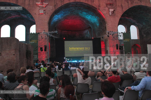 21-06-2012 Rome.Entertainment.International Festival of Literatures.In the photo italian journalist and writer Massimo Gramellini ©Cosima Scavolini/Rosebud2