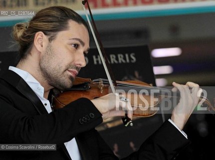 Rome, 17-02-3014.Entertainment.Musician David presents the fikm Il violinista del diavolo.In the photo David Garrett ©Cosima Scavolini/Rosebud2