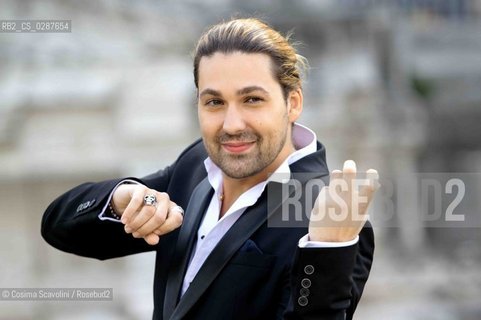 Rome, 17-02-3014.Entertainment.Musician David presents the fikm Il violinista del diavolo.In the photo David Garrett ©Cosima Scavolini/Rosebud2