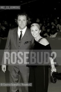 .Rome 2011.Entertainment.Director Paolo Sorrentino during a photocall.In the photo Paolo Sorrentino and wife ©Cosima Scavolini/Rosebud2
