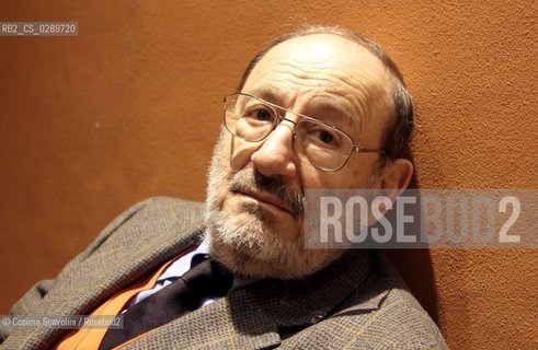 Rome, 16-03-2014.Entertainment.Book Fair Libri come at Auditorium Parco della Musica.In the photo writer Umberto Eco ©Cosima Scavolini/Rosebud2