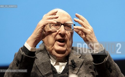 Rome, 16-03-2014.Entertainment.Book Fair Libri come at Auditorium Parco della Musica.In the photo writer Andrea Camilleri ©Cosima Scavolini/Rosebud2