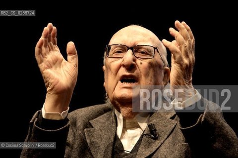 Rome, 16-03-2014.Entertainment.Book Fair Libri come at Auditorium Parco della Musica.In the photo writer Andrea Camilleri ©Cosima Scavolini/Rosebud2