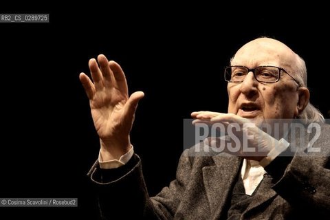 Rome, 16-03-2014.Entertainment.Book Fair Libri come at Auditorium Parco della Musica.In the photo writer Andrea Camilleri ©Cosima Scavolini/Rosebud2