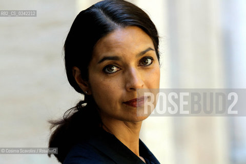 Photo Cosima Scavolini/Rosebud 2.Rome, 2014.Entertainment.In the photo writer Jhumpa Lahiri ©Cosima Scavolini/Rosebud2