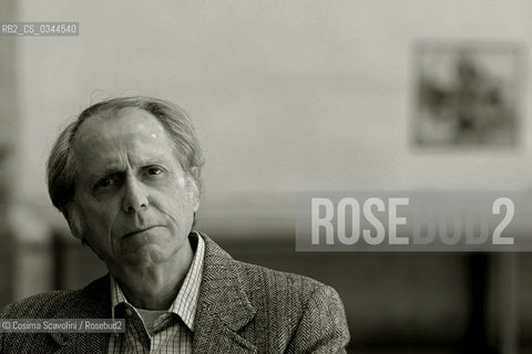 Writer Don De Lillo pictured in Rome at International  Literature Festival in may 2011 ©Cosima Scavolini/Rosebud2