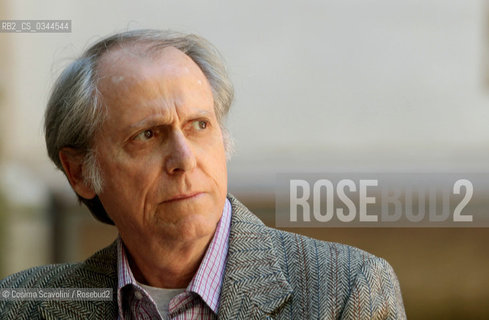 Writer Don De Lillo pictured in Rome at International  Literature Festival in may 2011. ©Cosima Scavolini/Rosebud2