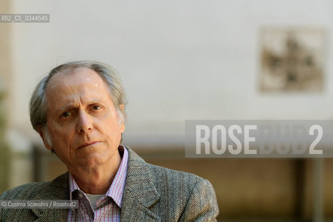 Writer Don De Lillo pictured in Rome at International  Literature Festival in may 2011. ©Cosima Scavolini/Rosebud2