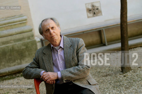 Writer Don De Lillo pictured in Rome at International  Literature Festival in may 2011 ©Cosima Scavolini/Rosebud2