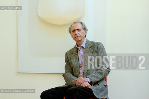 Writer Don De Lillo pictured in Rome at International  Literature Festival in may 2011. ©Cosima Scavolini/Rosebud2