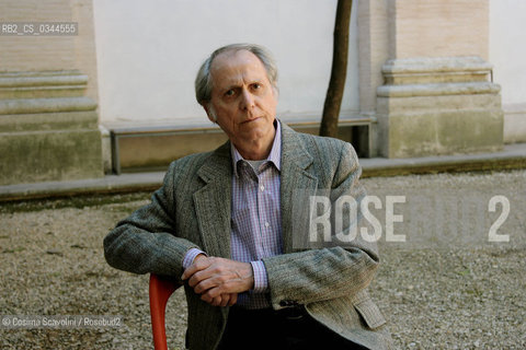 Writer Don De Lillo pictured in Rome at International  Literature Festival in may 2011 ©Cosima Scavolini/Rosebud2