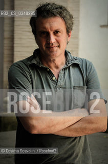 Photo Cosima Scavolini/Rosebud2.Rome, 22-06-2015.Italian writer and crime novelist Antonio Manzini, author of the character of Rocco Schiavone, on which the Rai Tv serie Rocco Schiavone is based.In the photo Antonio Manzini ©Cosima Scavolini/Rosebud2