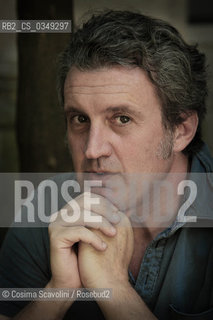 Photo Cosima Scavolini/Rosebud2.Rome, 22-06-2015.Italian writer and crime novelist Antonio Manzini, author of the character of Rocco Schiavone, on which the Rai Tv serie Rocco Schiavone is based.In the photo Antonio Manzini ©Cosima Scavolini/Rosebud2