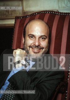 US Economic journalist and writer Alan Friedman pictured at Eden Hotel in Rome in the nineties ©Cosima Scavolini/Rosebud2