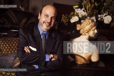 Photo Cosima Scavolini/Rosebud2.Rome, US economic journalist Alan Friedman pictured at Hotel Eden ©Cosima Scavolini/Rosebud2