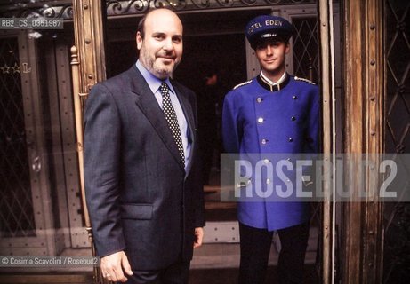 Photo Cosima Scavolini/Rosebud2.Rome, US economic journalist Alan Friedman pictured at Hotel Eden ©Cosima Scavolini/Rosebud2