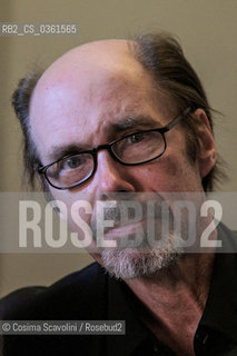 US Crime novelist Jeffrey Deaver pictured in Viterbo, Italy, at presentation of his new novel The burial hour.In the photo Jeffrey Deaver ©Cosima Scavolini/Rosebud2