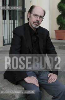 US Crime novelist Jeffrey Deaver pictured in Viterbo, Italy, at presentation of his new novel The burial hour.In the photo Jeffrey Deaver ©Cosima Scavolini/Rosebud2